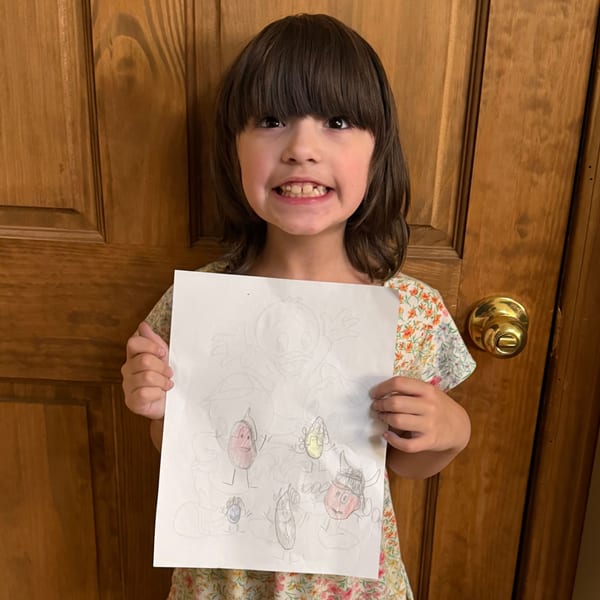 A drawing sent in by Hannah's Mom, Missouri
