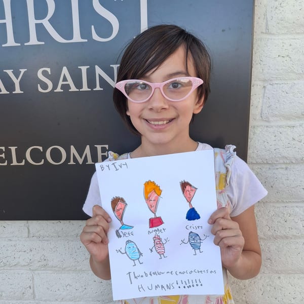 A drawing sent in by Ivy, age 10, New Mexico